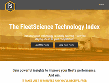 Tablet Screenshot of fleetscience.com